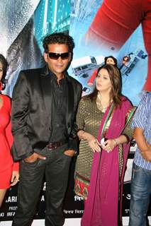 Ravi Kishan and Nagma at premier of Bhojpuri film remake of bollywood movie ''Don'' at Powai