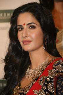 Katrina at Nakshatra Vivaah collection launch at Taj Land''s End