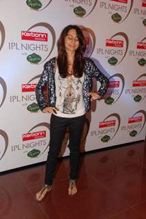 Anusha Dandekar at designers Shantanu and Nikhil IPL Nights at Trident