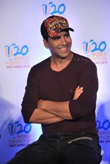 Akshay Kumar grace Housefull - ICC 20-20 worldcup media meet at Taj Lands End, Bandra in Mumbai on Wednesday Evening