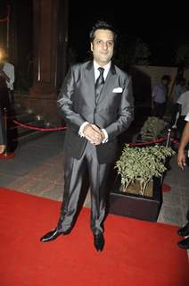 Fardeen Khan''s sister Laila Khan''s wedding reception to Frahan Furniturewala at Taj Land''s End