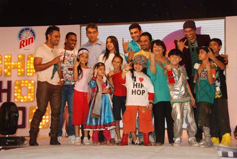 Guests at the launch of Colours new show ''Chak Doom Doom'' show at Taj Land''s End
