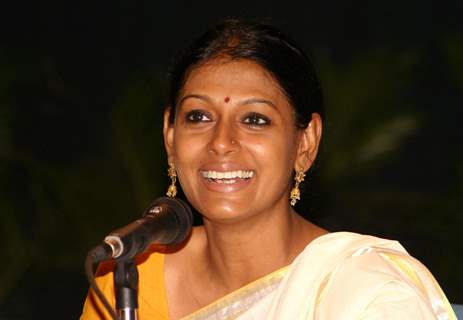 Bollywood actress Nandita Das at the lecture ''''Identity and the notion of the ''Other'' at the Indira Gandhi National Open University