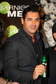 John Abraham launches new DEO from Garnier at Taj Land''s End