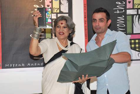 TV actor Mayank Anand''''s book launch ''''Love from the Sidelines'''' at ICIA Art Gallery