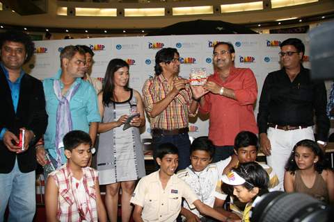 Sonali Kulkarni, Shaan Camp and Sudesh Bhosle Camp audio launch at Mega Mall