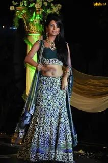 Model on the ramp for BETI Show"