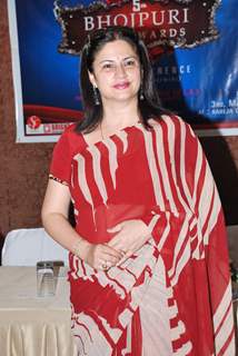 TV actress Kunika at Bhojpuri Film Awards press meet at Andheri