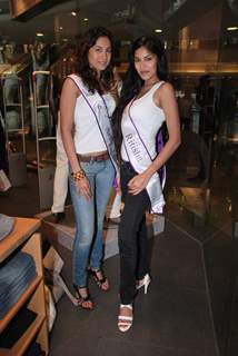 Miss India Universe contestants visit Miss Sixty store at Palladium