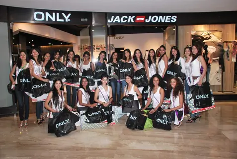 Miss India Universe contestants visit Miss Sixty store at Palladium