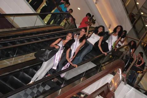 Miss India Universe contestants visit Miss Sixty store at Palladium