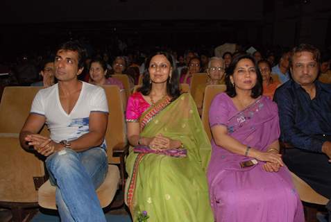 Bollywood actor Sonu Sood at the bash of former Miss Afganisthan Vida Samadzai at Birla Matushree