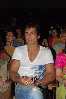 Bollywood actor Sonu Sood at the bash of former Miss Afganisthan Vida Samadzai at Birla Matushree