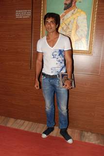 Bollywood actor Sonu Sood at the bash of former Miss Afganisthan Vida Samadzai at Birla Matushree