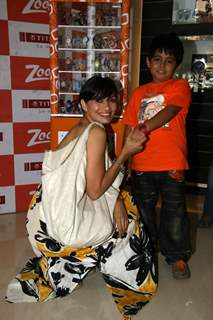 Former VJ Maria Goretti launches Zoop watches from Titan in Mumbai