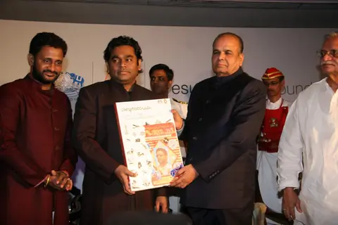 A R Rahman at Resul Pookutty''s autobiography launch at The Leela