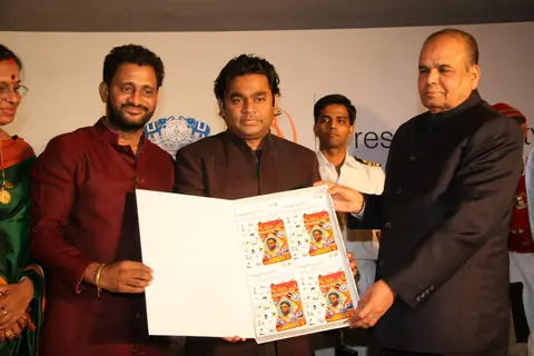 A R Rahman at Resul Pookutty''s autobiography launch at The Leela