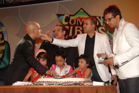 Naved Jaffrey, Ravi and Javed Jaffrey at Comedy Circus and Booggie Woggie bash at Westin Hotel