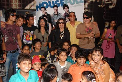 Faarah Khan hosts a special screening Housefull for kids at PVR Juhu