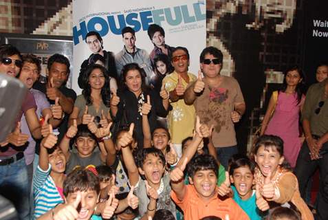 Faarah Khan hosts a special screening Housefull for kids at PVR Juhu