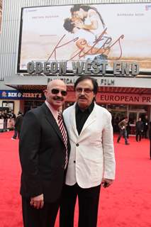 Rakesh Roshan and Sanjay Khan attends the European premiere of ''Kites'' at Odeon West End in London