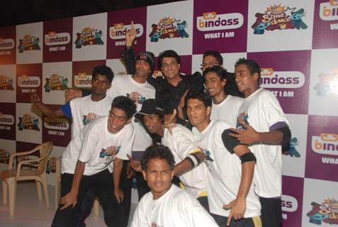 Shiamak Davar at UTV Bindass Dance Reality Show on street dancing at Mehboob Studios