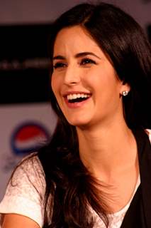 Bollywood actress Katrina Kaif at a press conference for her film &quot;RAJNEETI&quot;,in New Delhi on Thursday