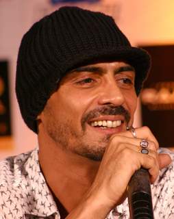 Arjun Rampal at a press conference for his film &quot;RAJNEETI&quot;,in New Delhi