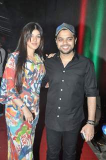 Bollywood actress Ayesha Takia with her hubby at My Favorite DJ Awards at Blue Frog