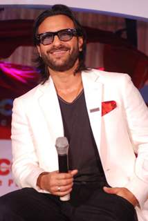 Saif Ali Khan at the launch of Wyncom mobile at Trident hotel in Mumbai