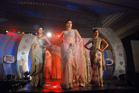 Models walk the ramp for Riyaz Ganji show for Bright Advertising anniversary at Rennaisance Powai
