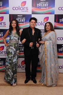 Sonali, Sajid and Kirron at India''s Got Talent returns to COLORS