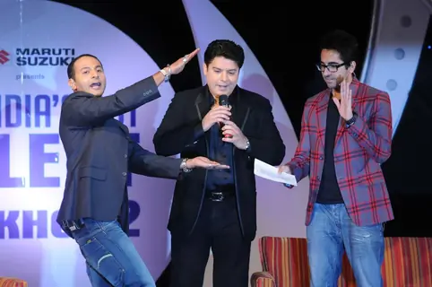 Nikhil, sajid and Ayushman at India''s Got Talent returns to COLORS