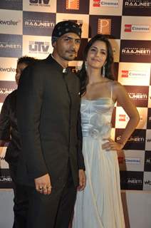 Arjun Rampal and Katrina Kaif at ''Raajneeti'' premiere at IMAX