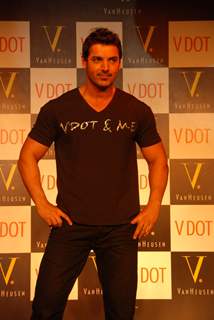 John Abraham at Van Heusen promotional event at Oberoi Mall