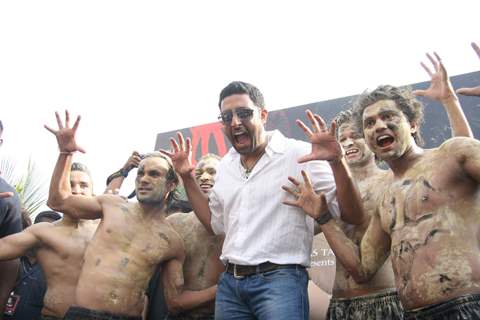 Abhishek Bachchan on Raavan Promotional Event at From Metro to Cinemax