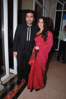 Vidya Balan and Karan Johar at HT Cafe relaunch bash at ITC Grant Central