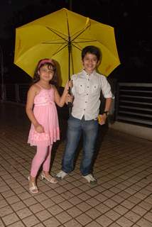 Darsheel Safary and Ziyah Vastani at Bum Bum Bole film DVD launch at PVR, Juhu