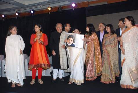 Jaya Bachchan, Kajol, Lata Mangeshkar and Hema Malini at the launch of Gautam Rajadhyaksha''s book ''Chehere'' launch at JW Marriott