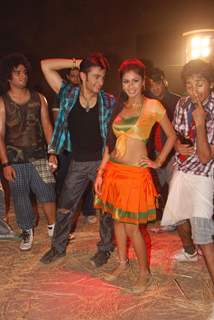 Heena Khan shoots for music video