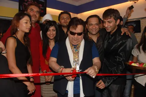 Bappi Lahiri at the launch of Tvam-da Luxury Lounge at Andheri