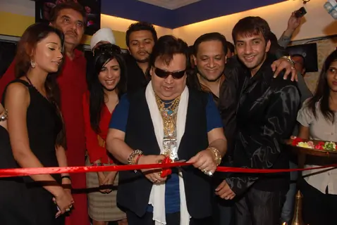 Bappi Lahiri at the launch of Tvam-da Luxury Lounge at Andheri