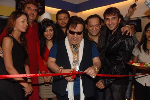 Bappi Lahiri at the launch of Tvam-da Luxury Lounge at Andheri