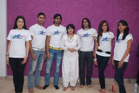 Gladrags contestants visit Yoga and slimming centre Slim Sutra of Shelly Khera at Andheri