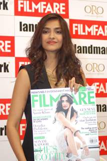 Actor Sonam Kapoor during the launch of Filmfare Magazine''s new edition in Mumbai on Wednesday, 23 June 2010