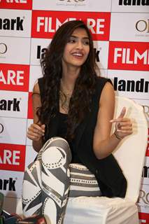 Actor Sonam Kapoor during the launch of Filmfare Magazine''s new edition in Mumbai on Wednesday, 23 June 2010