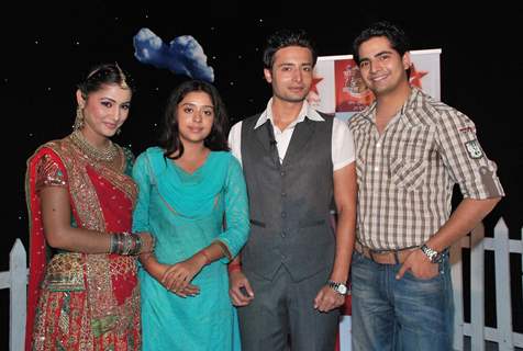 Celebs at Star Plus serial Chand Chupa Badal Mein on location at Film City