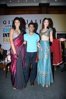 Chennai Fashion Week press meet with Top Models at Taja Land''s End