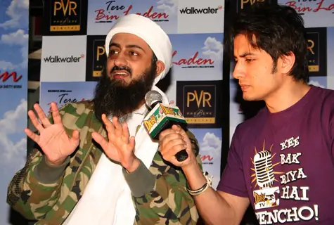 Press-meet to promote their film ''Tere Bin Laden'', in New Delhi