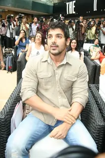 John Abraham at Blush clinic event